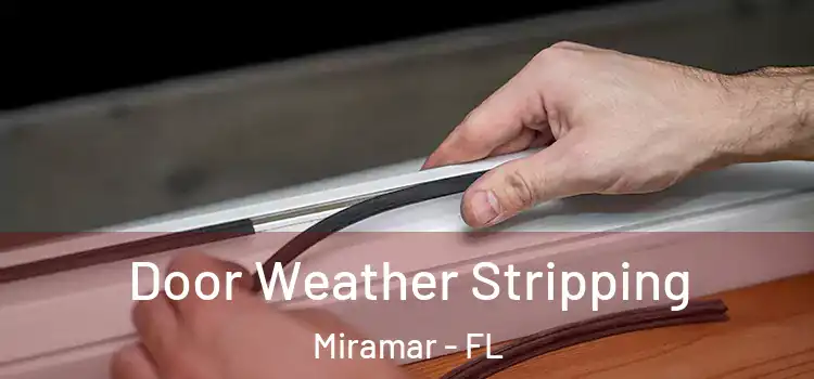 Door Weather Stripping Miramar - FL